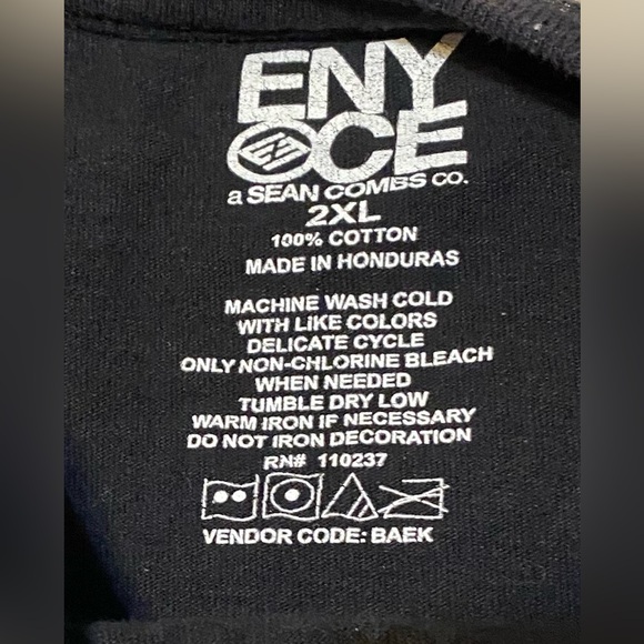 ENY CE‎ Mens 2XL Black Deep Rooted Society Tree Graphic T Shirt - Picture 3 of 4